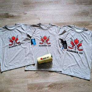 New Elbows Up shirts and tumbler bundle 🍁
